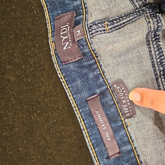 💕NYDJ💕 Ami Skinny Jeans ~ Clean Honour Blue 14 NWT - Picture 8 of 11
